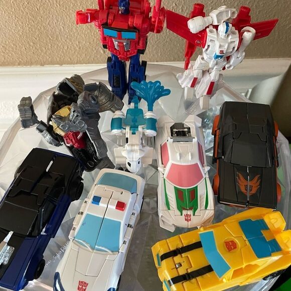 Transformers Action Figure Lot Step 1 4.5 inch Vehicles lot of 9 - Picture 10 of 16